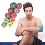 Bumbac Kinesiologie impermeabil musculare sport bandă pentru ameliorarea durerii